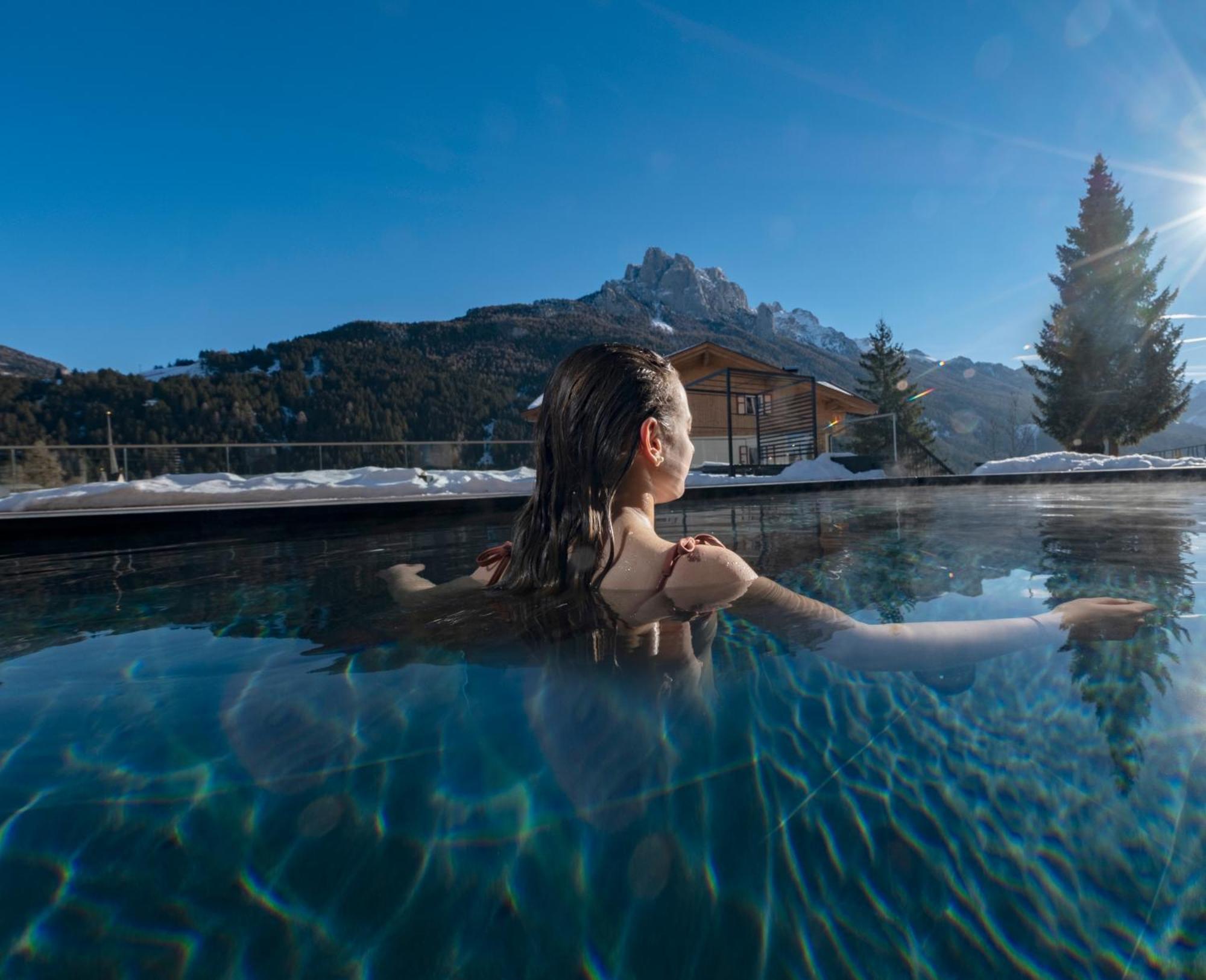 Ciampedie Luxury Alpine Spa Hotel Vigo di Fassa Exteriör bild